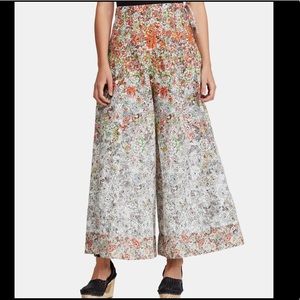 Free People wide leg floral pants brand new